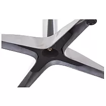 Alumīnija centrālā galda pamatne, regulējams augstums 70,5-72 cm, apakšējās pamatnes izmērs 58x58 cm, svars 6,1 kg
