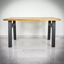 H-shaped metal table legs for dining table or office table, height 71 cm, total width 79 cm, set of 2 legs