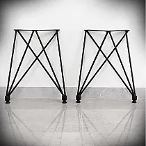 Elegantní ocelové stolové nohy 40x45cm (2ks)