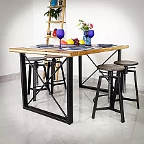 Galda kāja KVADRO-X, izmēri 75x72cm, komplektā 2 gab