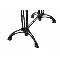 Čuguna galda pamatne dubultā ar centrālo balstu, melnā krāsā, pamatne 82x51 cm, augstums 73 cm