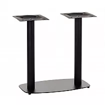 Metāla galda pamatne-dubulta, pēda 70x40 cm, A 73 cm