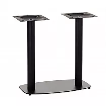 Metalinis stalo pagrindas-dvigubos kolonos, aukštis 73 cm, stalo pagrindas 70x40 cm