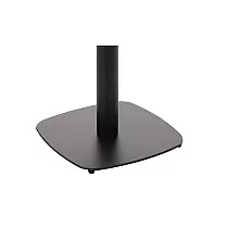 Aukštas metalinis centrinis stalo pagrindas kavinės stalui, aukštis 110 cm, dugno plokštės dydis 45x45 cm, svoris 13 kg