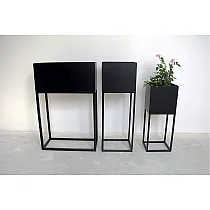 Vertical planter with a frame made of steel, height 60 or 80 cm