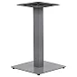 Основание стола металлическое из стали, серого цвета, размеры ножек: 45 х 45 см, высота 72,5 см, вес 16,8 кг, для поверхностей до 70х70 см.