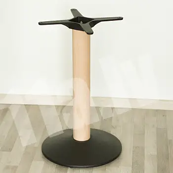 Основа журнального столика металл-дерево, для столешниц диаметром до 80 см, высотой 60 см, 72 см, 106 см.