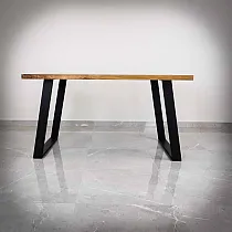 Gambe da tavolo in metallo forma quadrata, 75x72cm 2 pz