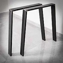 Metalliset pöytäjalat klassiseen tyyliin, 40x45cm 2 kpl