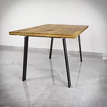Pieds de table en métal PI en acier, dimensions 75x72cm, 2 pcs. ensemble
