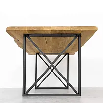Kovové nohy stolu X-square, rozměry 65x71 cm