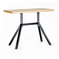 Kovinsko mizno podnožje 43x85x106cm, za velike mizne plošče do 140x70 cm, za barske mize