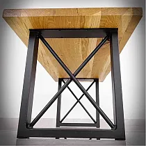Pied de table KVADRO-X, dimensions 40x45 cm, 2 pcs. en ensemble