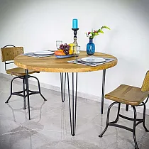 Декоративные металлические ножки стола 3 стержня Hairpin 20, 40, 73 см - в комплекте 4 ножки